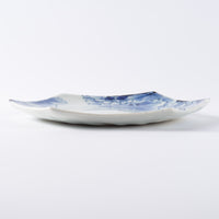 三川内焼 玉峰窯 ぶどう六角取皿 三川内焼 玉峰窯 三川内焼