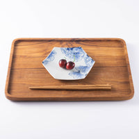 三川内焼 玉峰窯 ぶどう六角取皿 三川内焼 玉峰窯 三川内焼