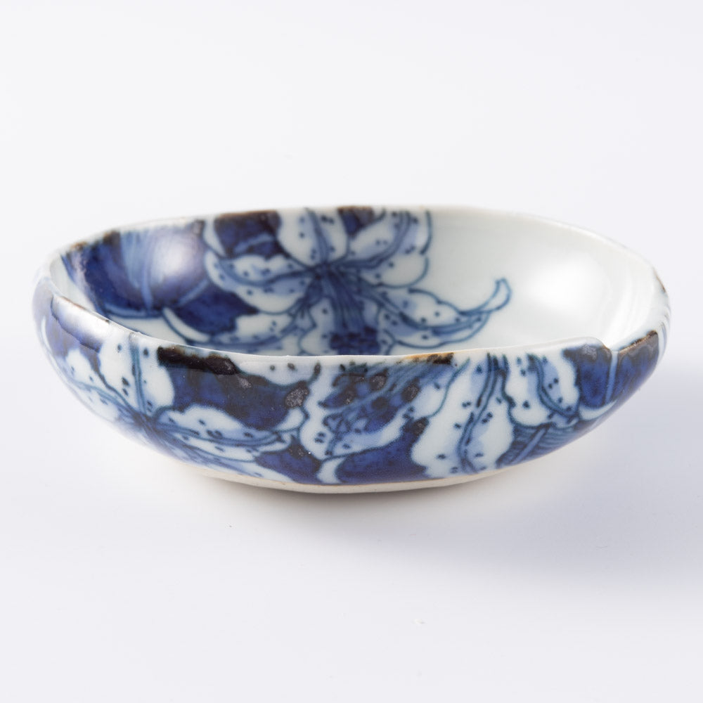 三川内焼 玉峰窯 カサブランカ箸置き皿 三川内焼 玉峰窯 三川内焼