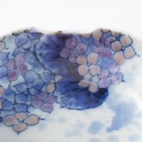 三川内焼 玉峰窯 あじさい箸置き皿 三川内焼 玉峰窯 三川内焼