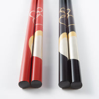 一双 若狭塗箸 宵待月&箸置華桜2P(桐箱入り) 一双 木工もの