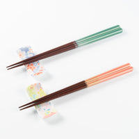 一双 若狭塗箸 箸置付夫婦箸 ほのか(桐箱入り) 一双 木工もの