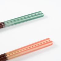 一双 若狭塗箸 箸置付夫婦箸 ほのか(桐箱入り) 一双 木工もの