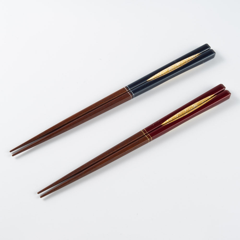 一双 若狭塗箸 夫婦箸 夢の滴(桐箱入り) 一双 木工もの