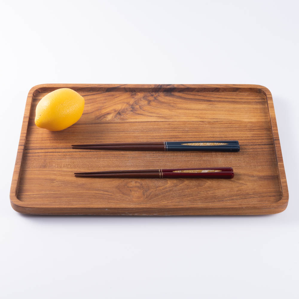 一双 若狭塗箸 夫婦箸 夢の滴(桐箱入り) 一双 木工もの