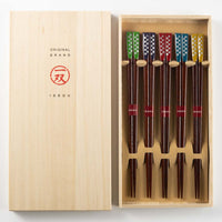 一双 若狭塗箸 元禄5膳入(桐箱入り) 一双 木工もの