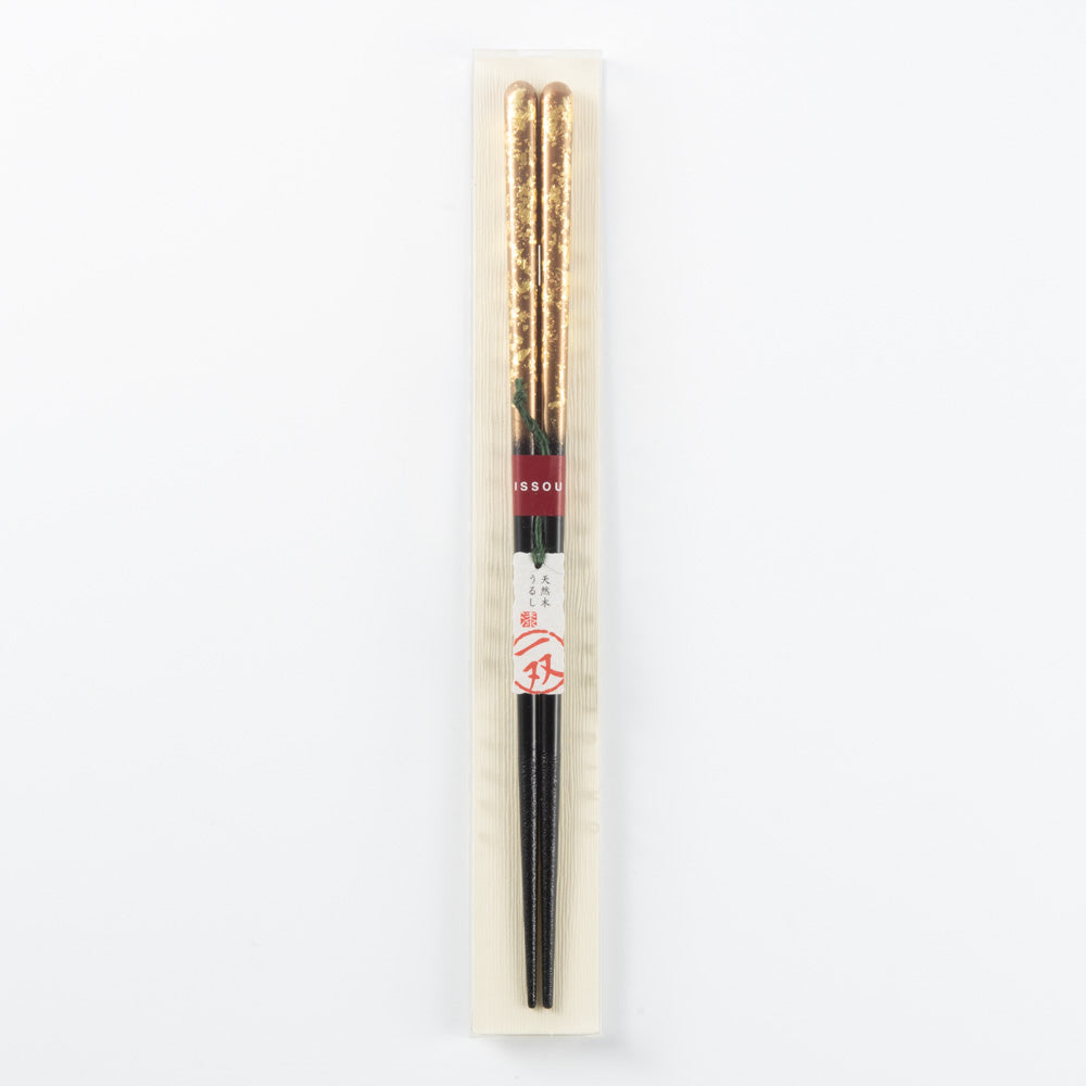 一双 若狭塗箸 瑞雲 23cm(黒) 一双 木工もの