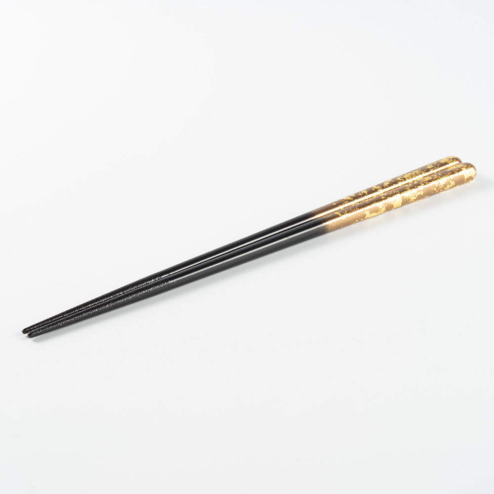 一双 若狭塗箸 瑞雲 23cm(黒) 一双 木工もの