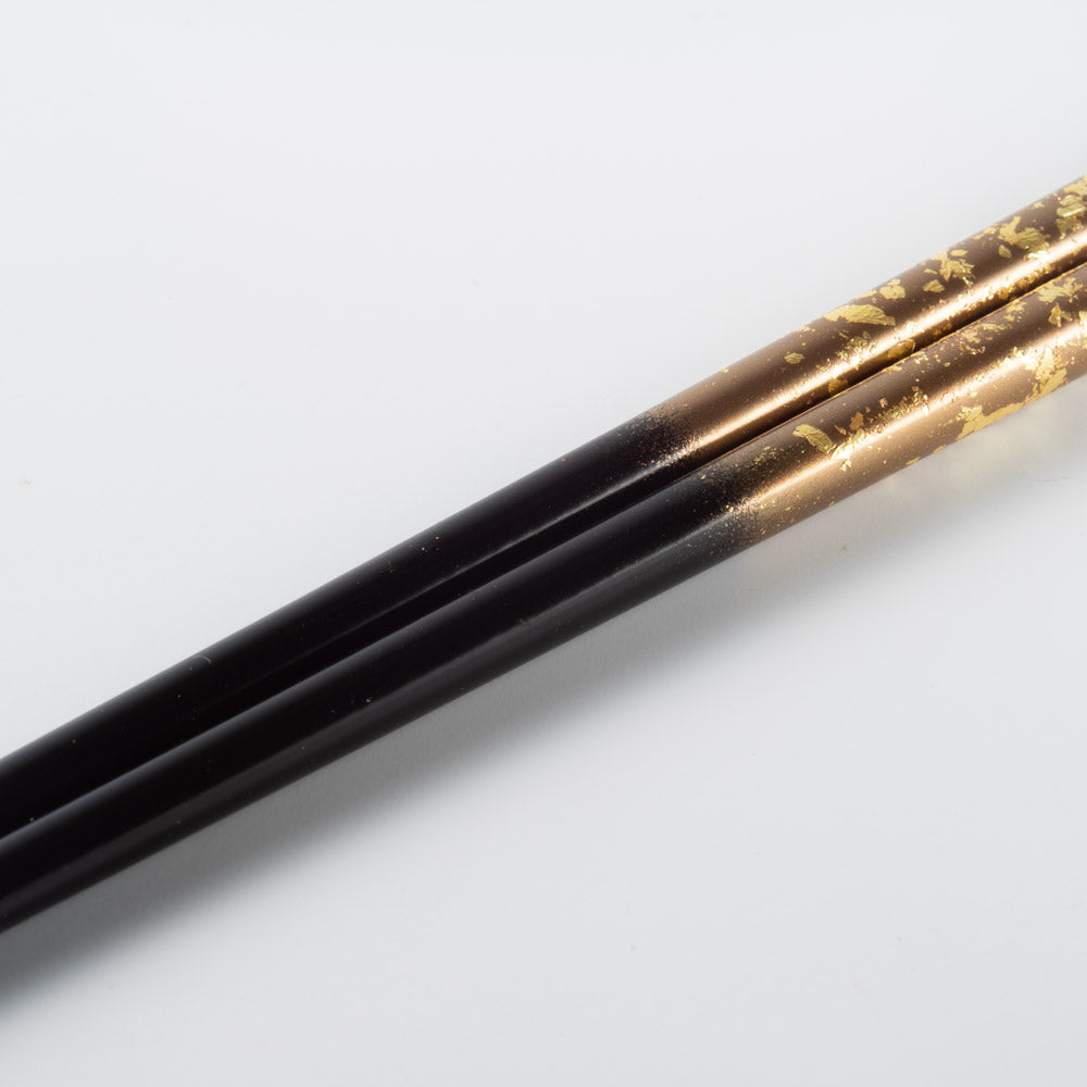 一双 若狭塗箸 瑞雲 23cm(黒) 一双 木工もの