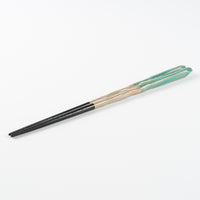 一双 若狭塗箸 淡路 23.5cm(水色) 一双 木工もの