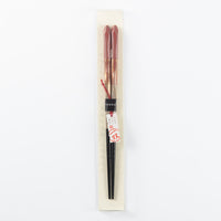 一双 若狭塗箸 淡路 21cm(ピンク) 一双 木工もの