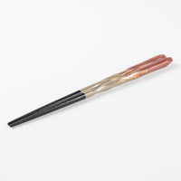 一双 若狭塗箸 淡路 21cm(ピンク) 一双 木工もの