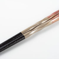 一双 若狭塗箸 淡路 21cm(ピンク) 一双 木工もの