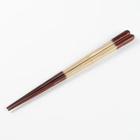一双 若狭塗箸 冬支度 21cm(ベージュ) 一双 木工もの