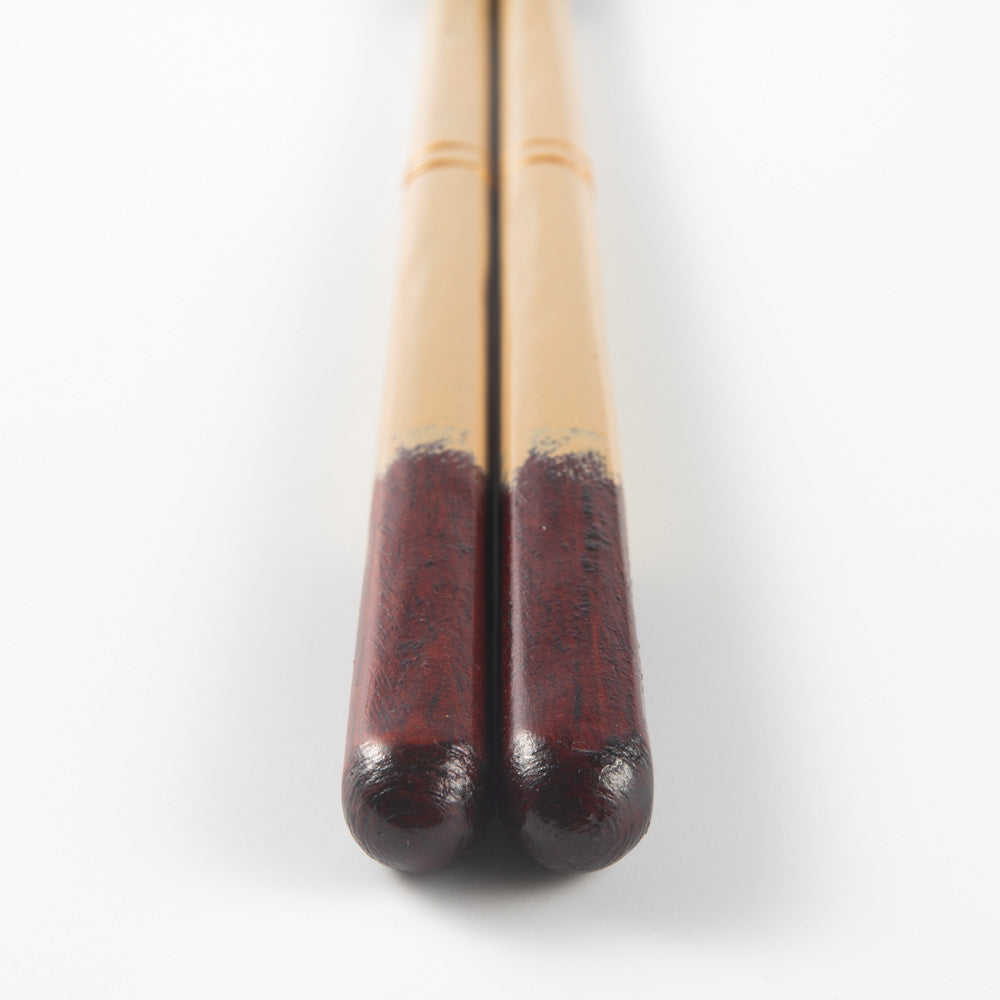 一双 若狭塗箸 冬支度 21cm(ベージュ) 一双 木工もの