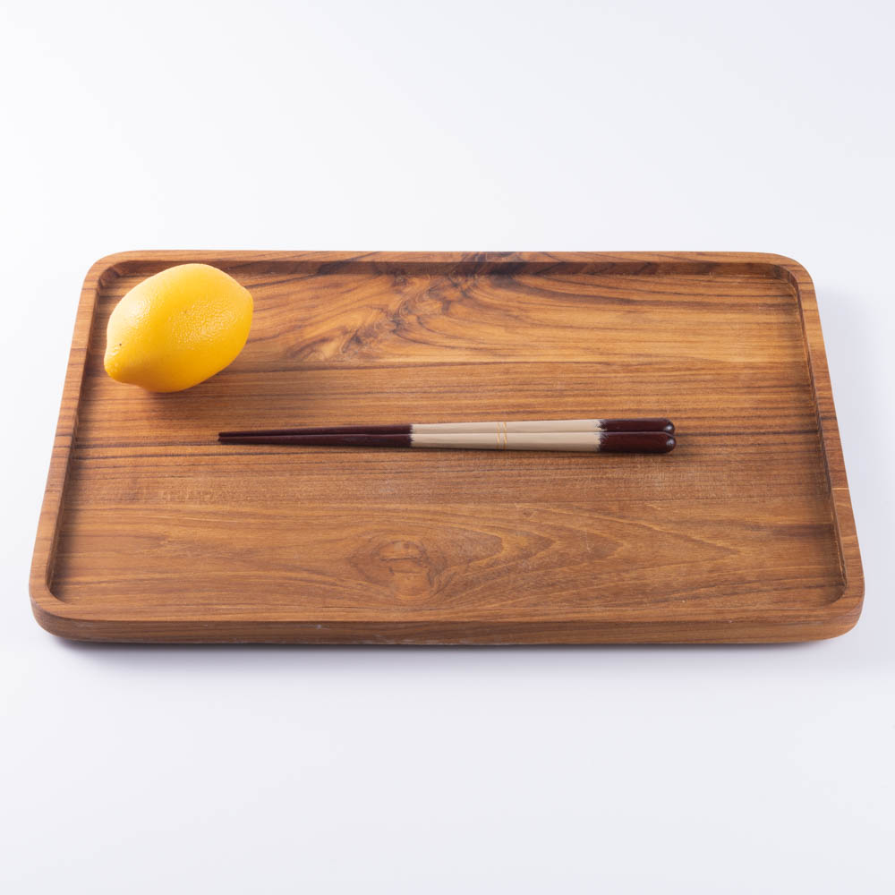 一双 若狭塗箸 冬支度 21cm(ベージュ) 一双 木工もの