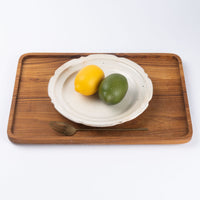 古谷製陶所 鉄散 彫刻皿7寸 信楽焼 古谷製陶所 信楽焼