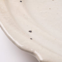 古谷製陶所 鉄散 彫刻皿7寸 信楽焼 古谷製陶所 信楽焼