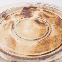 古谷製陶所 鉄散 彫刻皿7寸 信楽焼 古谷製陶所 信楽焼