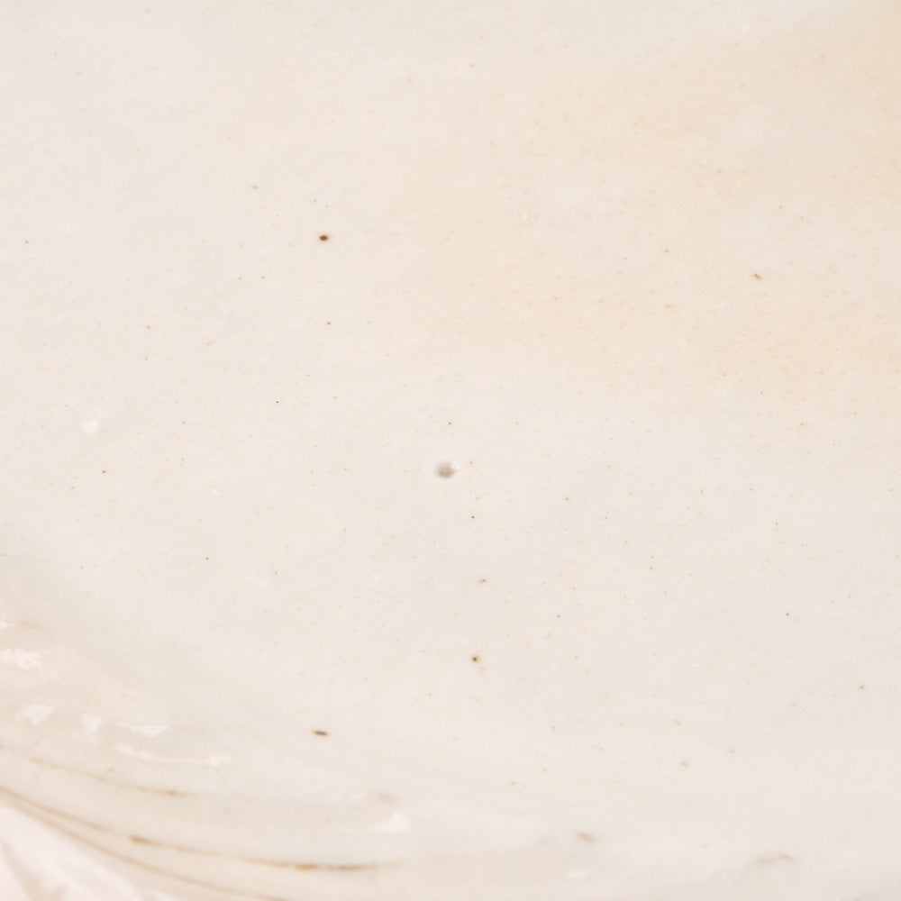 古谷製陶所 鉄散 リーフリム皿8寸 信楽焼 古谷製陶所 信楽焼