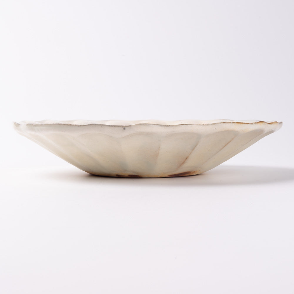 古谷製陶所 鉄散 輪花深皿 大 信楽焼 古谷製陶所 信楽焼