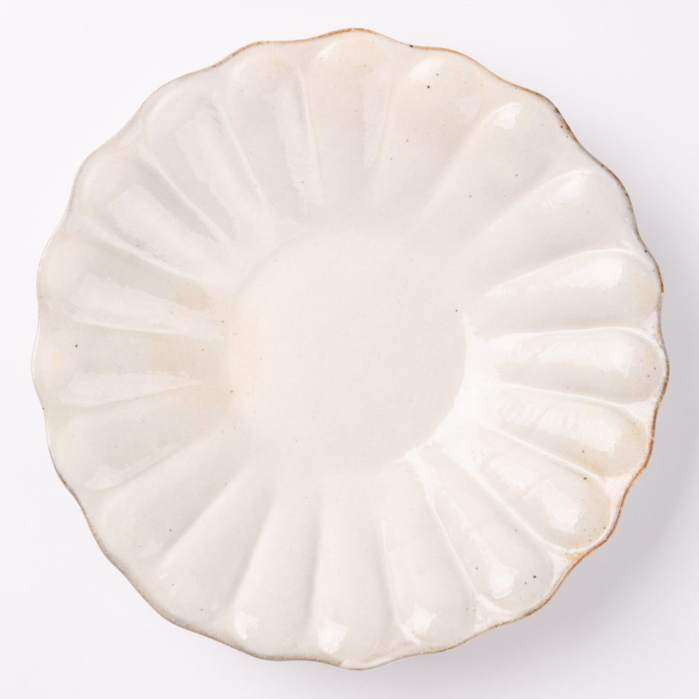 古谷製陶所 鉄散 輪花深皿 大 信楽焼 古谷製陶所 信楽焼