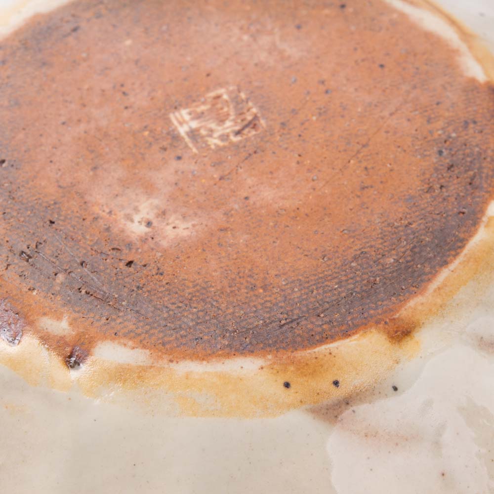 古谷製陶所 鉄散 輪花深皿 大 信楽焼 古谷製陶所 信楽焼