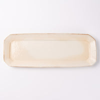 古谷製陶所 鉄散 八角長皿 信楽焼 古谷製陶所 信楽焼