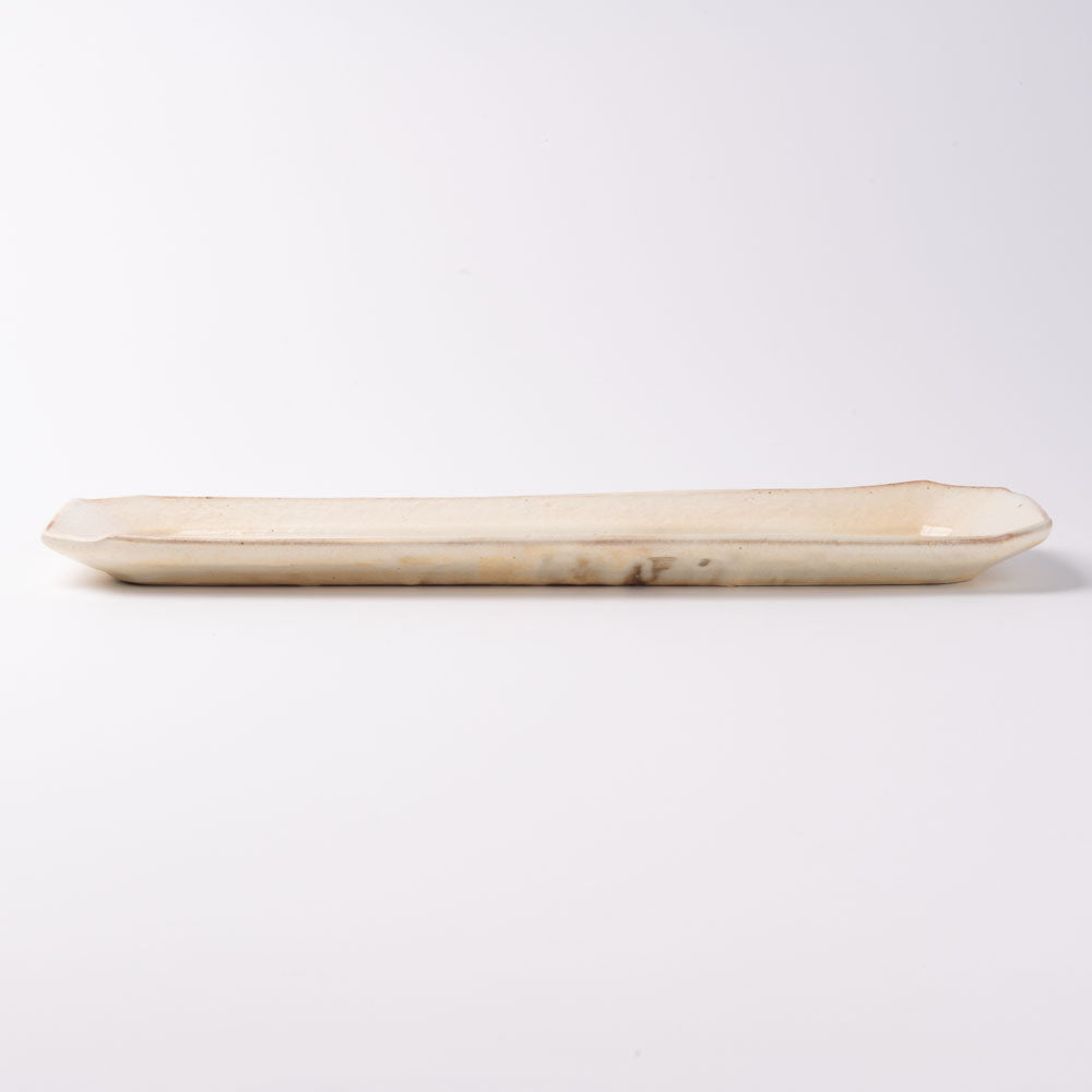 古谷製陶所 鉄散 八角長皿 信楽焼 古谷製陶所 信楽焼