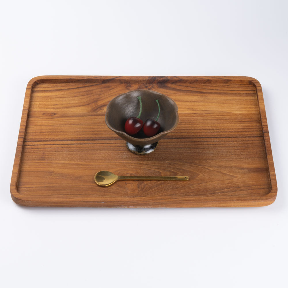 古谷製陶所 サビ釉 輪花高台鉢 信楽焼 古谷製陶所 信楽焼