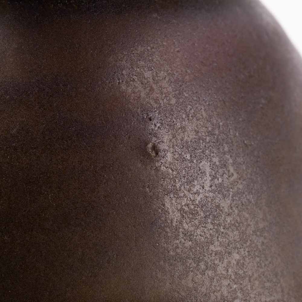 古谷製陶所 サビ釉 輪花高台鉢 信楽焼 古谷製陶所 信楽焼