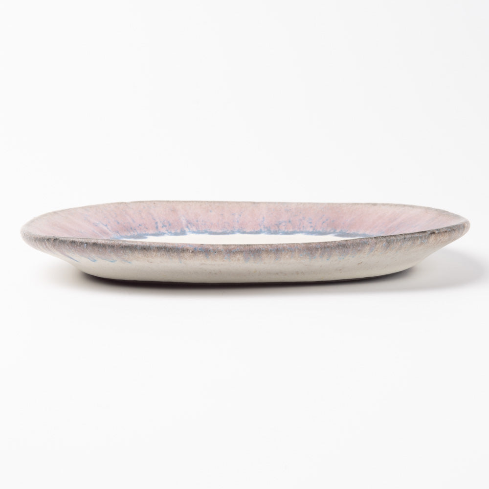 3RD CERAMICS パンのお皿 WeekDAY 青 3RD CERAMICS 陶磁器作家もの