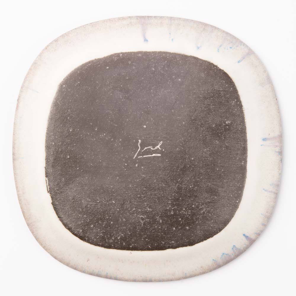 3RD CERAMICS パンのお皿 WeekDAY 青 3RD CERAMICS 陶磁器作家もの