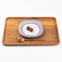 3RD CERAMICS パンのお皿 WeekDAY 青 3RD CERAMICS 陶磁器作家もの