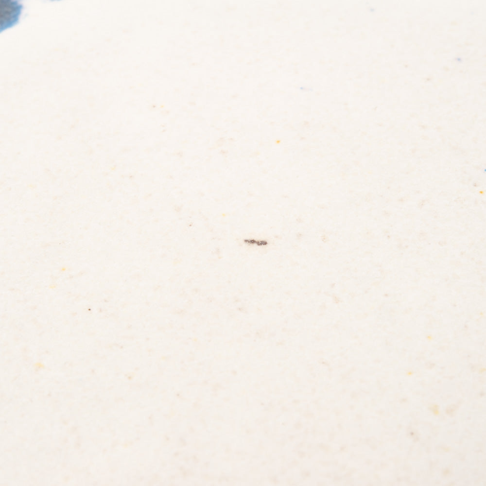 3RD CERAMICS パンのお皿 WeekDAY 青 3RD CERAMICS 陶磁器作家もの