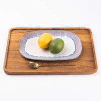 3RD CERAMICS パンのお皿 WeekEND 青 3RD CERAMICS 陶磁器作家もの