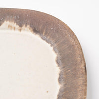 3RD CERAMICS パンのお皿 WeekEND 茶 3RD CERAMICS 陶磁器作家もの