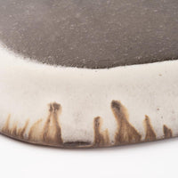 3RD CERAMICS パンのお皿 WeekEND 茶 3RD CERAMICS 陶磁器作家もの