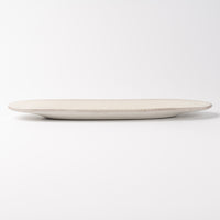 3RD CERAMICS 楕円皿 M 白 3RD CERAMICS 陶磁器作家もの
