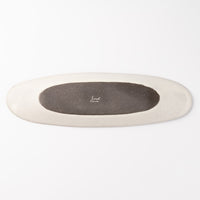 3RD CERAMICS 楕円皿 M 白 3RD CERAMICS 陶磁器作家もの