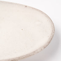 3RD CERAMICS 楕円皿 M 白 3RD CERAMICS 陶磁器作家もの