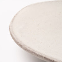 3RD CERAMICS 楕円皿 M 白 3RD CERAMICS 陶磁器作家もの