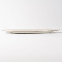 3RD CERAMICS 楕円皿 L 白 3RD CERAMICS 陶磁器作家もの