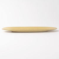 3RD CERAMICS 楕円皿 M 黄 3RD CERAMICS 陶磁器作家もの
