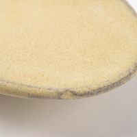 3RD CERAMICS 楕円皿 M 黄 3RD CERAMICS 陶磁器作家もの