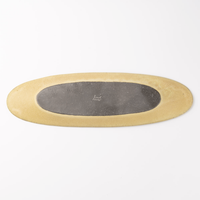 3RD CERAMICS 楕円皿 L 黄 3RD CERAMICS 陶磁器作家もの
