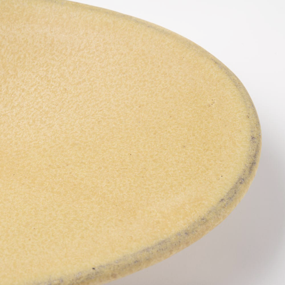 3RD CERAMICS 楕円皿 L 黄 3RD CERAMICS 陶磁器作家もの
