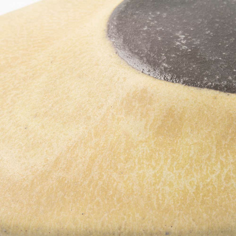 3RD CERAMICS 楕円皿 L 黄 3RD CERAMICS 陶磁器作家もの