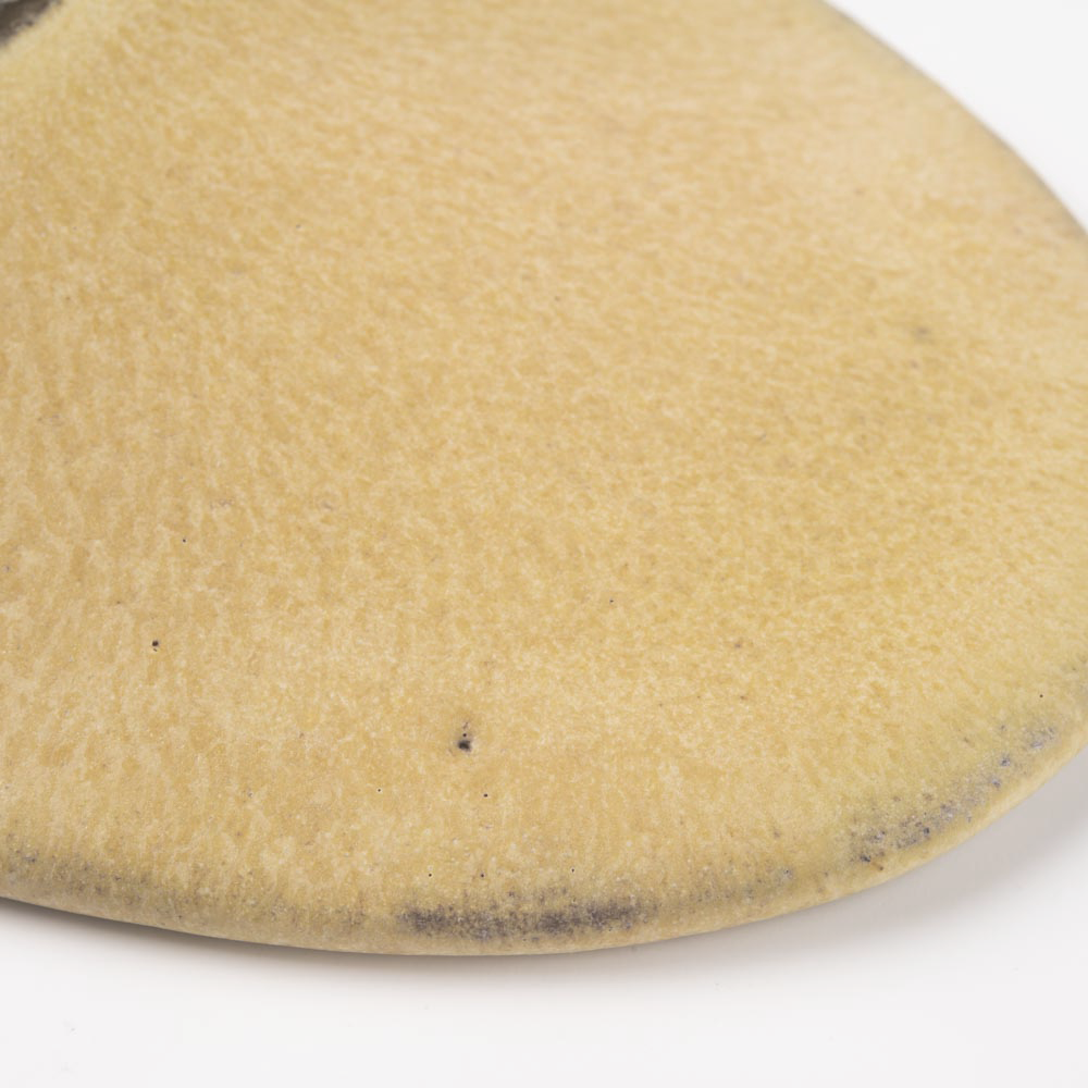 3RD CERAMICS 楕円皿 L 黄 3RD CERAMICS 陶磁器作家もの