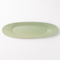 3RD CERAMICS 楕円皿 M ターコイズ 3RD CERAMICS 陶磁器作家もの